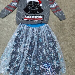 Star Wars Gray and Blue Apparel Set kids